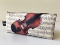 Stift-Etui Violine 20x10 cm