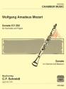 Sonate KV292 f�r Klarinette und Fagott Stimmen