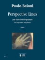 Perspective Lines for sopranino saxophone