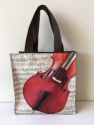 Nylon-Tasche mit Boden Violoncello 33x33x13 cm (mit Trageschlaufen, Innentasche, Magnetverschluss)