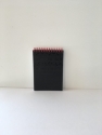 Notizbuch St. Cecilia schwarz Ringbindung 100 Seiten Din A6, mit Gummischlaufe