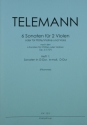 6 Sonaten op.2 Band 1 (Nr.1-3) f�r 2 Violen (Fl�te/Violine und Viola) 4 Spielpartituren