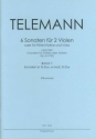 6 Sonaten op.2 Band 1 (Nr.1-3) f�r 2 Violen 2 Spielpartituren