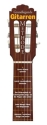 Gitarren-Methoden-F�cher in Form des Gitarrenhalses 