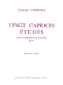 20 caprices etudes faciles et progressifs op.333 pour flute