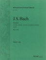 Konzert d-Moll BWV1043 f�r 2 Violinen, Streicher und Bc Partitur