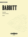 Babbitt, M. Quartet f. piano a. st..., P., Klav., V., VA., GH. Quartet f. piano a.... (P)