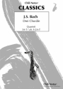 3 Chor�le f�r 4 Saxophone (AAAT) Partitur und Stimmen