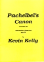 Canon for recorder quartet (SATB) score and parts