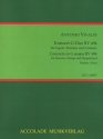 Konzert G-Dur RV494 F:VIII,37 f�r Fagott, Streicher und Bc Partitur