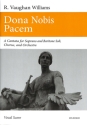 Dona nobis pacem for soprano and baritone soli, chorus and orchestra vocal score