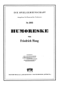 Haag, Friedrich Humoreske Akkordeonorchester Partitur