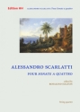4 Sonate � quattro f�r Streichquartett Partitur und Stimmen