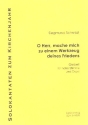 O Herr mache mich zum Werkzeug deines Friedens f�r Gesang (hoch) und Orgel 2 Partituren