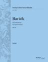 Divertimento BB118 f�r Streichorchester Partitur