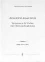 Variationen f�r Violine mit Orchesterbegleitung Studienpartitur