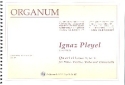 Quartett G-Dur op.20,1 f�r Fl�te, Violine, Viola und Violoncello Partitur und Stimmen