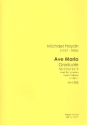 Ave Maria NH388 f�r gem Chor, 2 Trompeten, 2 Violinen und Bc Partitur
