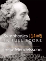 Symphonies nos. 3, 4 and 5 for orchestra score