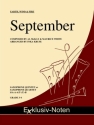 September f�r 4-5 Saxophone Partitur und Stimmen