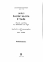 Jesus bleibet meine Freude f�r 4 Blechbl�ser (Posaunenchor) und Orgel Bl�serpartitur
