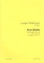 Ave Maria f�r Gesang und Orgel (Klavier) 2 Partituren