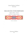 6 Duos concertants op.9 no.1,2 for 2 clarinets score and parts