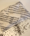 W�rmekissen Music mit Lavendel 28x20 cm