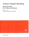 3 Sonaten op.1 Band 2 (Nr.4-6) f�r Fl�te und Klavier