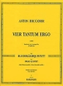 4 TANTUM ERGO FUER 3 TROMPETEN, 2 HOERNER, 3 POSAUNEN, TUBA UND EUPHONIUM AD LIB.,  PARTITUR UND STIMMEN