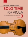 Solo Time vol.3 for viola and piano