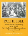 6 Suiten Band 2 (Nr.3-4) f�r 2 Violinen und Bc