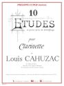 10 �tudes et petite pi�ce de d�chiffrage pour clarinette