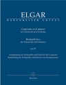 Concerto e minor op.85 or violoncello and orchestra piano reduction with solo part