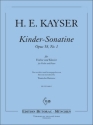 Kinder-Sonatine op.58,1 f�r Violine und Klavier