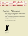 Caminito - Valkovuokot f�r 2 Violen 2 Spielpartituren