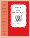 Music in the galant Style  archive copy,  bound