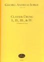 Clavier�bung 1-4 f�r Klavier (Orgel/Cembalo)