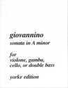 Sonata a minor for double bass and piano