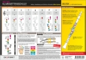 Info-Tafel Klarinettenschule (B�hm-System) Din A4, laminiert