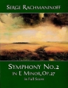 Symphony in e Minor no.2 op.27 for orchestra score