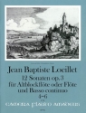 Sonaten op.3 Band 2 f�r Alblockfl�te (Fl�te, Oboe) und Bc