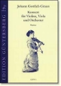 Konzert f�r Violine, Viola und Orchester f�r Violine, Viola und Klavier