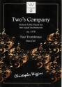 Two's Company op.157b for 2 trombones (bass clef) score