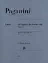 24 Capricci op.1 f�r Violine solo