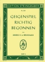 Geigenspiel richtig begonnen Band 2 f�r Violine