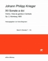 12 Sonate a doi op.2 Band 2 (Nr.7-12) f�r Violine, Viola da gamba und Cembalo Partitur und Stimmen