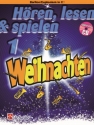 H�ren Lesen Spielen - Weihnachten (+CD) f�r Euphonium/Bariton in C im Bassschl�ssel