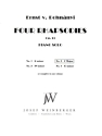 4 Rhapsodies op.11 no.3 C Major for piano