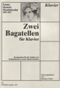 2 Bagatellen f�r Klavier